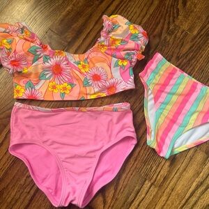 Baby Girl Bikini Swimsuit Bundle Size 5/6